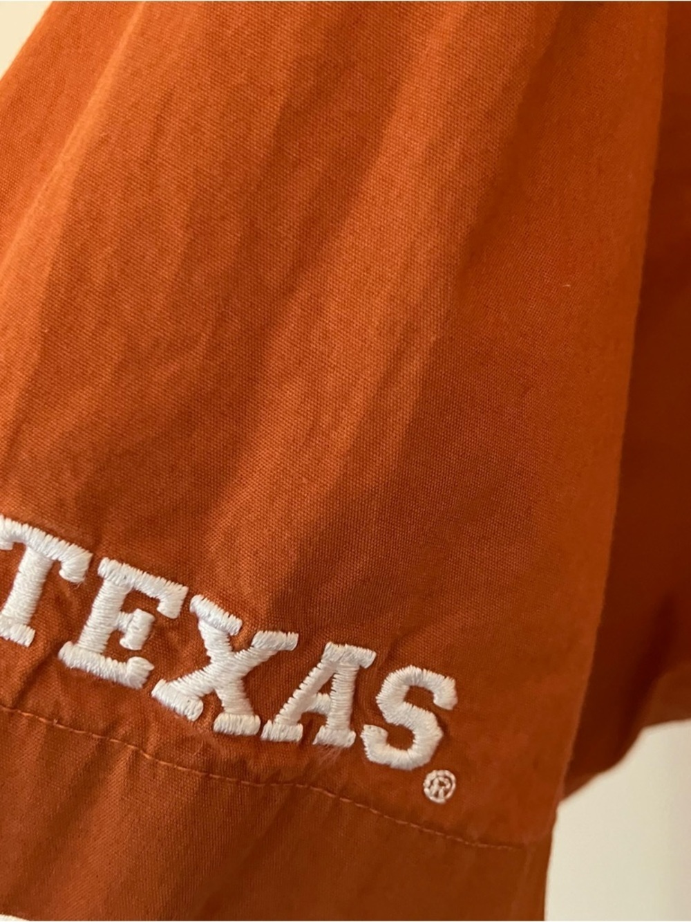 Columbia PFG Vented Fishing Shirt Men’s Sz 2XL Orange Short Sleeve Longhorns - Picture 3 of 9